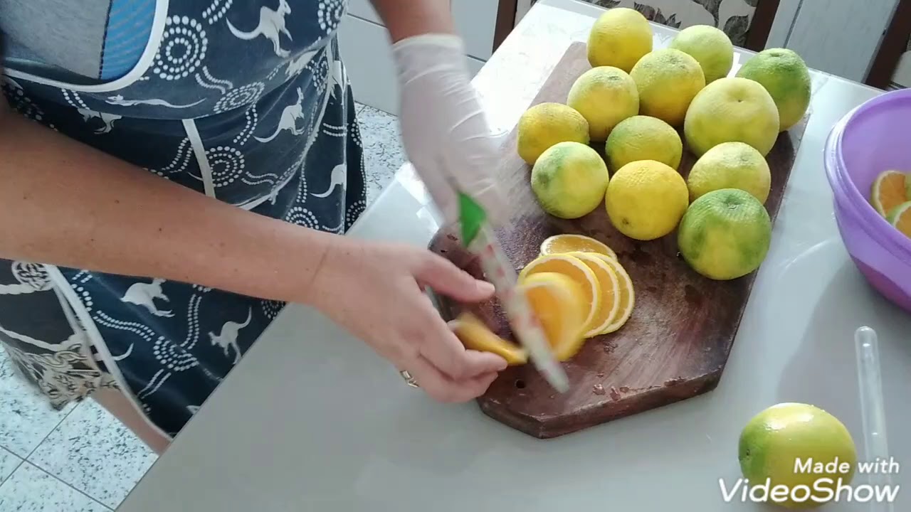 Compota de laranja deliciosa.