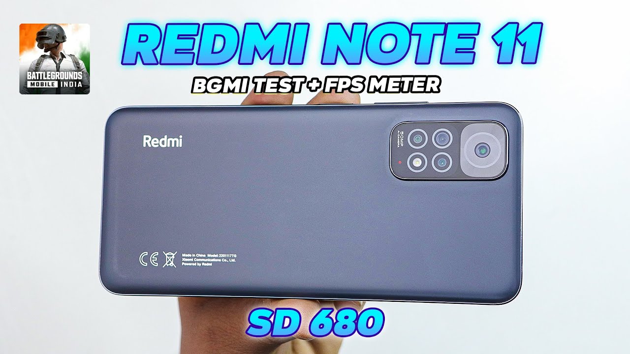 Redmi Note 11 Pubg Test with FPS Meter 🔥 Heating, Frame Drop & FPS LAG??