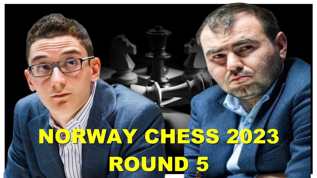 Fabiano Caruana Vs Shakhriyar Mamedyarov - Norway Chess 2023 - Round 5