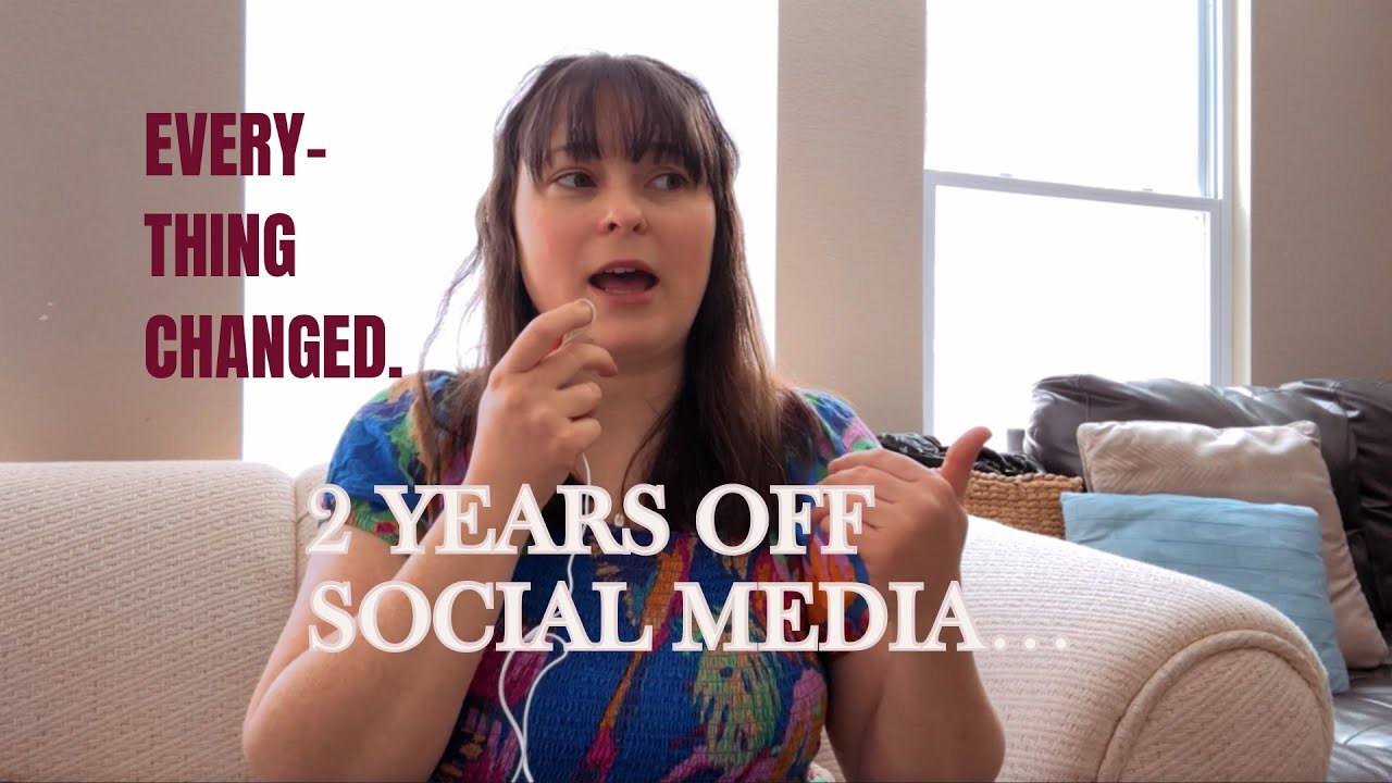 I went off social media for 2 years and this is what happened and why I regret going back on.