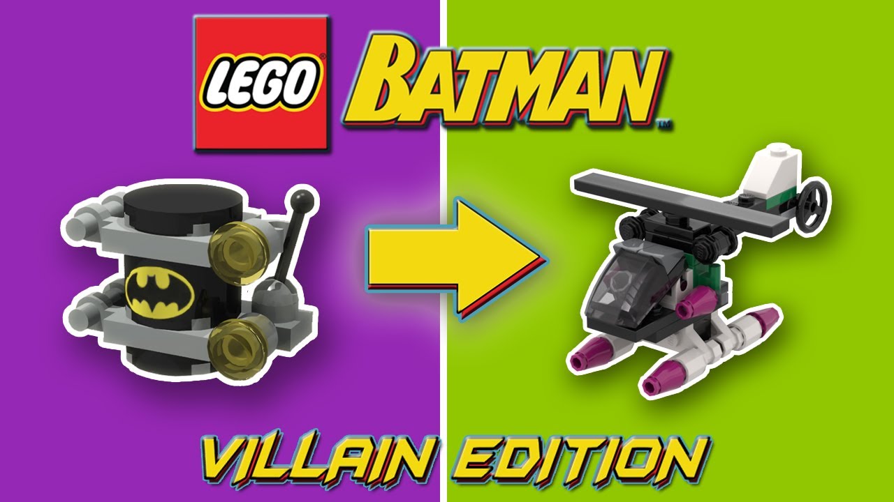 Building Every LEGO Batman Villain Minikit in Real Life!