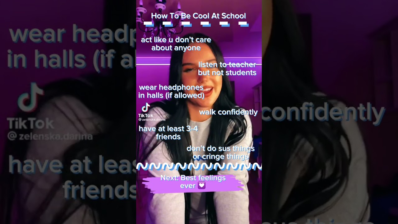 How to be cool at school! #trend #viral