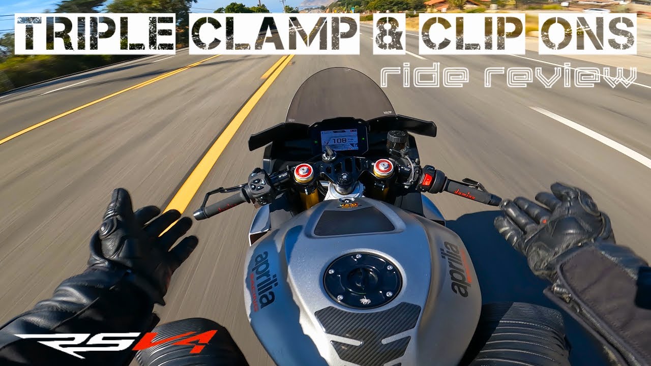 RSV4 | Triple Clamp & Clip Ons | Ride Review