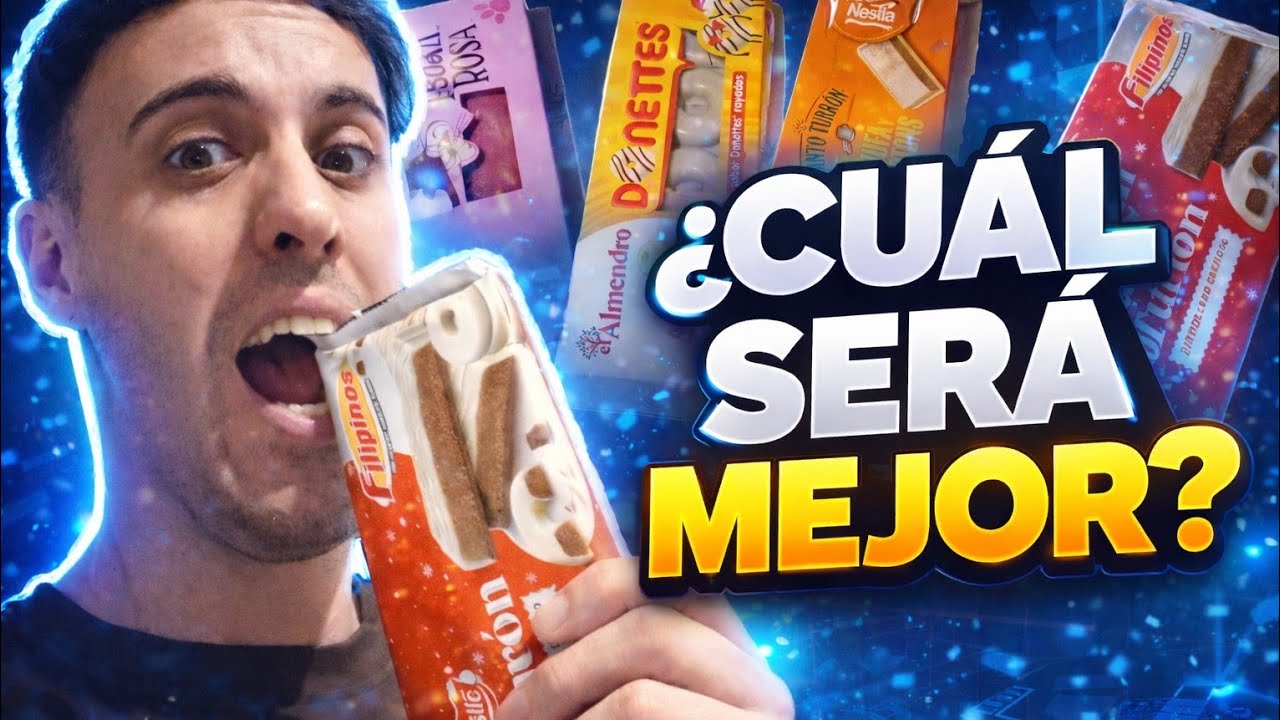 PROBANDO LOS TURRONES MAS RAROS DEL MUNDO (PARTE 2)