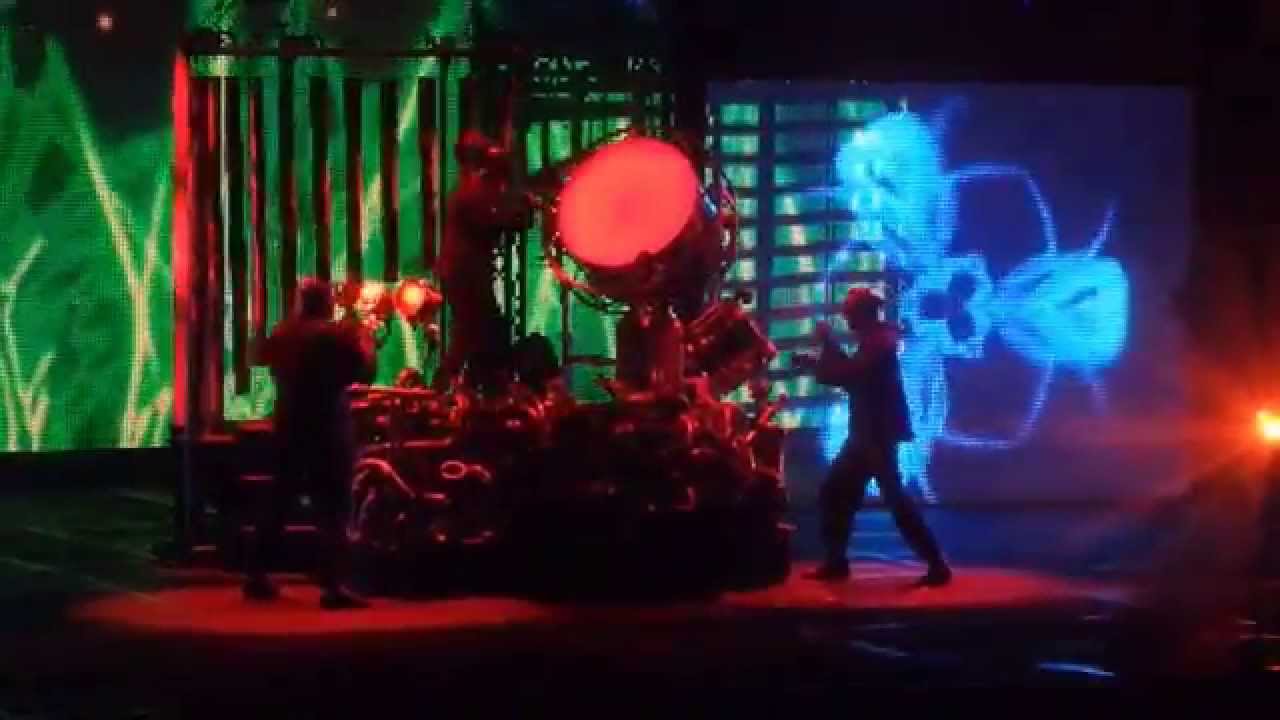 Updated B-Roll of Blue Man Group Las Vegas at Monte Carlo Resort and Casino