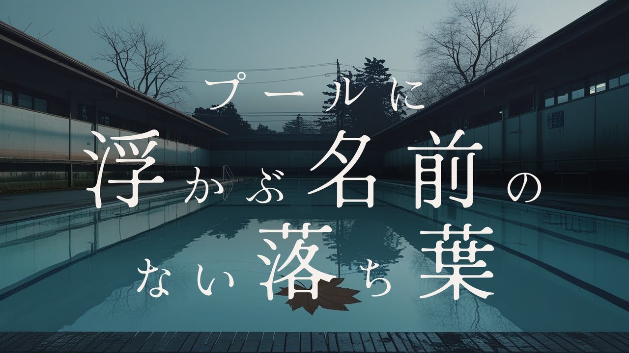 【日常の綻び】毎朝プールに浮かぶ落ち葉の裏に「名前」——その子は、必ず学校を休む