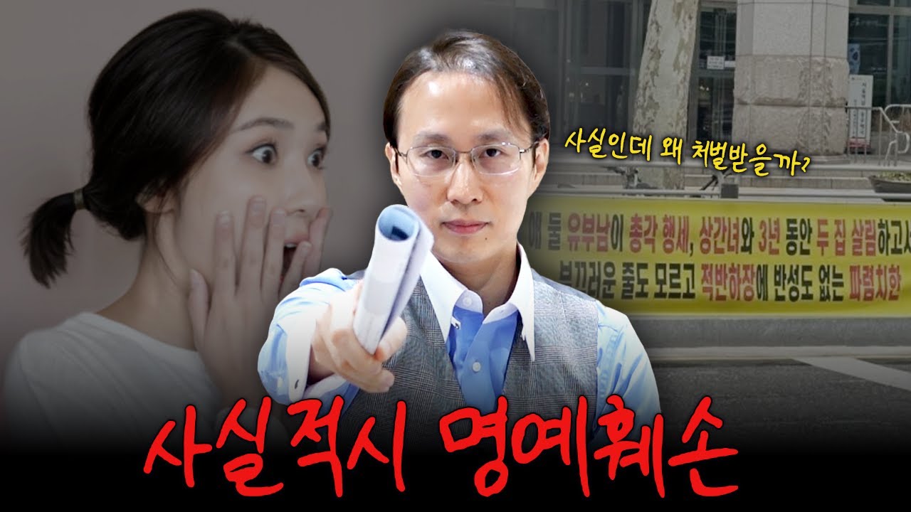 사실을 말해도 처벌? 사실적시 명예훼손 폐지되면 이렇게 바뀝니다ㅣ이효진의 진짜변호