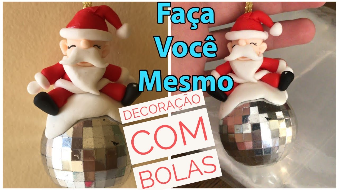 Reaproveitando as bolas de Natal/ Arte com a Paty Biscuit