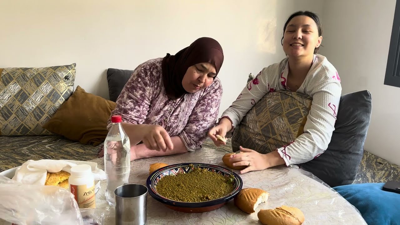 اجي تسمعو ايمان وامينة واش هدا شي بصح 😡جات فاتي بعد خصام مع دار 😭
