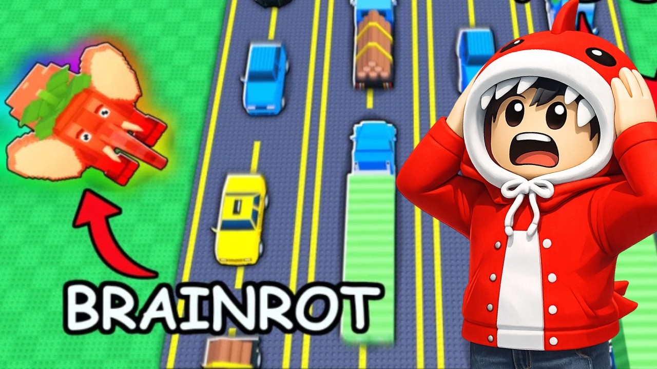 ROBLOX CROSS THE ROAD FOR BRAINROTS