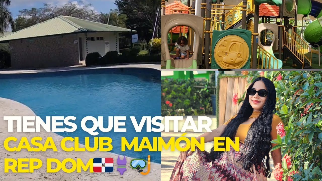 Casa club Maimón en República Dominicana 🩱🤿🇩🇴 #casaclubmaimon #maimon #visitarlugares