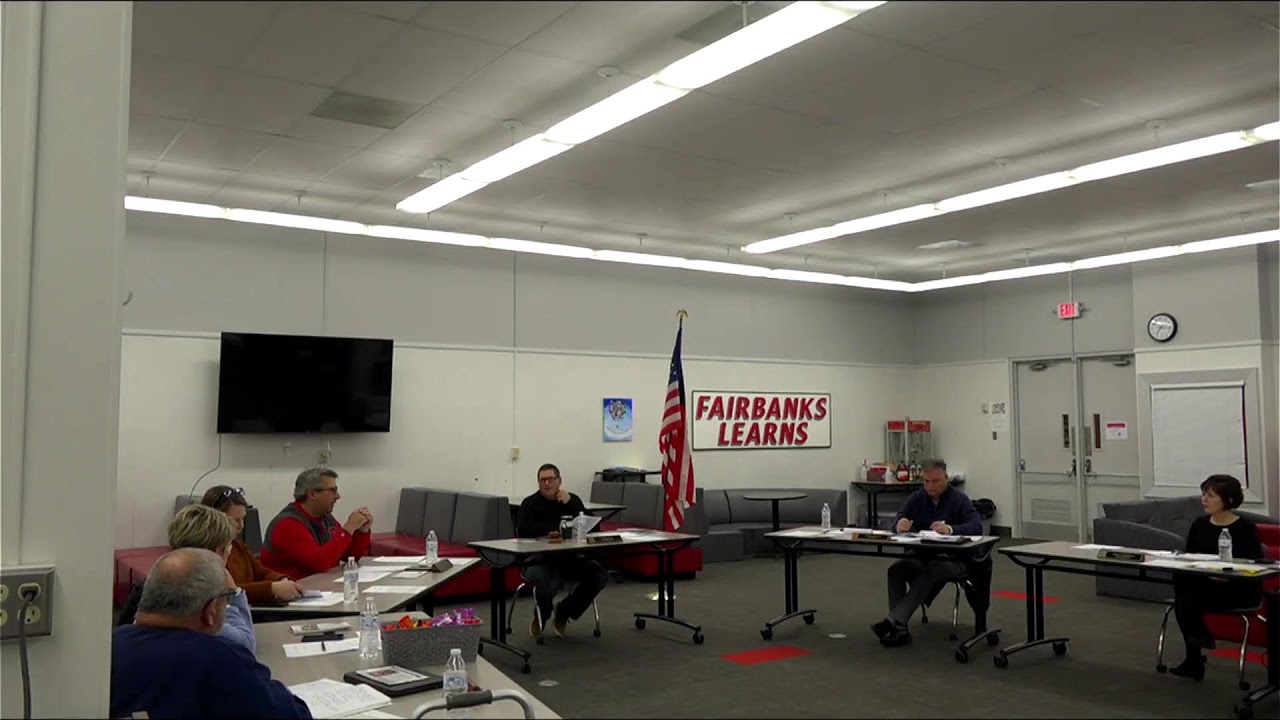 Fairbanks Organizational & Regular Board Meetings - January 12, 2026