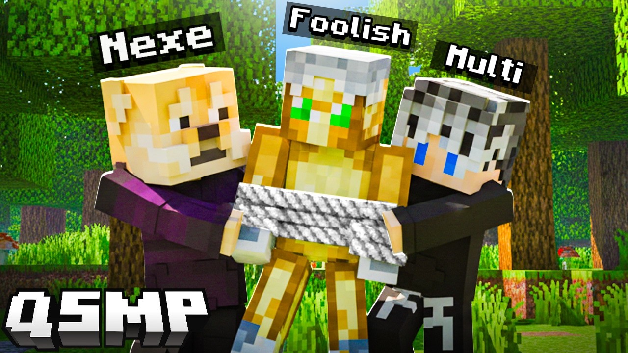 MULTI i NEXE PORYWAJĄ FOLIISHA NA QSMP W MINECRAFT