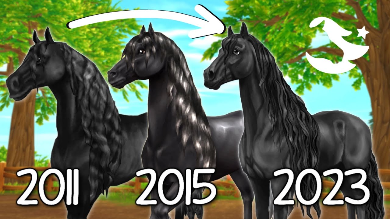 ЭВОЛЮЦИЯ ЛОШАДЕЙ В STAR STABLE ONLINE (2011-2023)