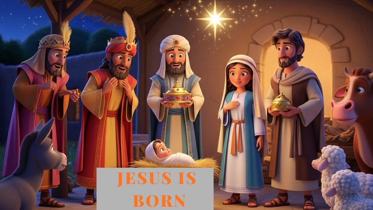 The Birth of Jesus | Kids Bible Story Animation for Christmas | Little Lamp Stories