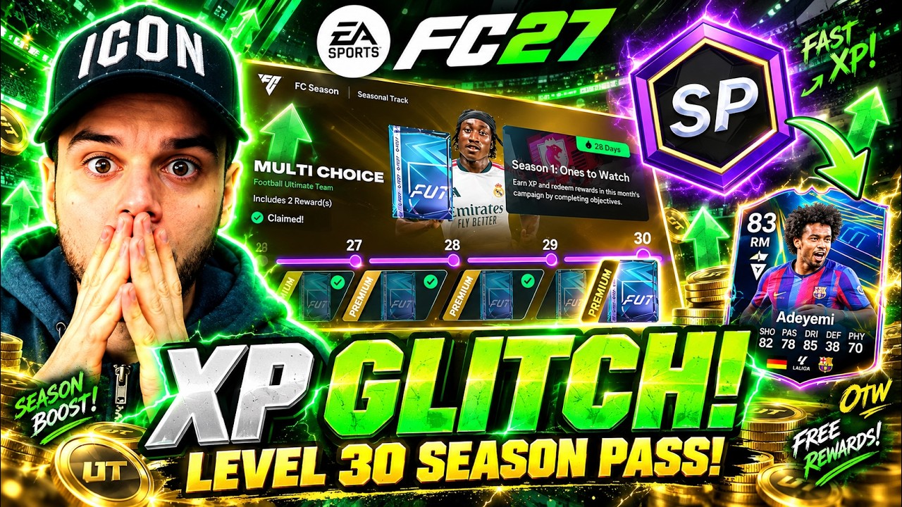 XP GLITCH!🚨 HEUTE LEVEL 30 IM SEASON PASS ERREICHEN! ✅ +1000XP IN UNTER 25 MINUTEN‼️ EA FC 27 TIPPS