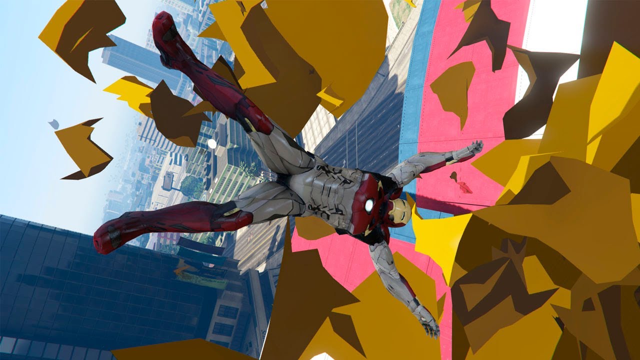 GTA 5 Epic Ragdolls And Fails #30 ( Iron Man - Giant Balloons Fails )