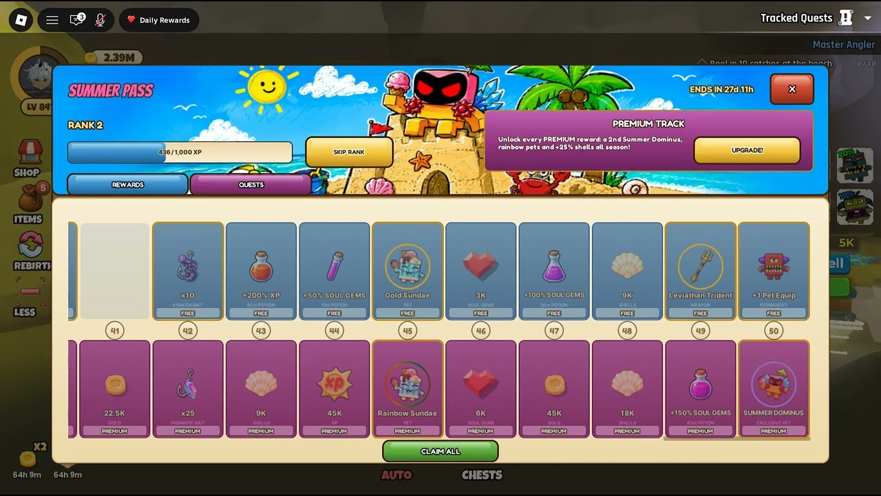 New Season SUMMER PASS In Giant Simulator Reborn!