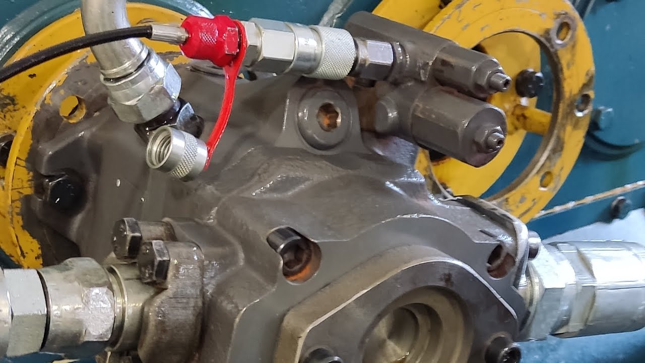 Bomba Hidráulica Rexroth A10VO. Ajustando válvulas DFR/LS