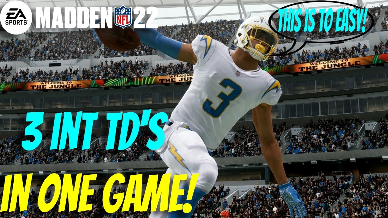 Madden 22 CB Career Mode: NFL Record For Most Pick 6's In One Game!