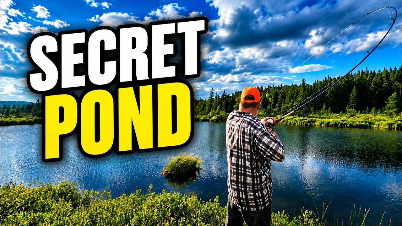 SECRET HIDDEN POND!
