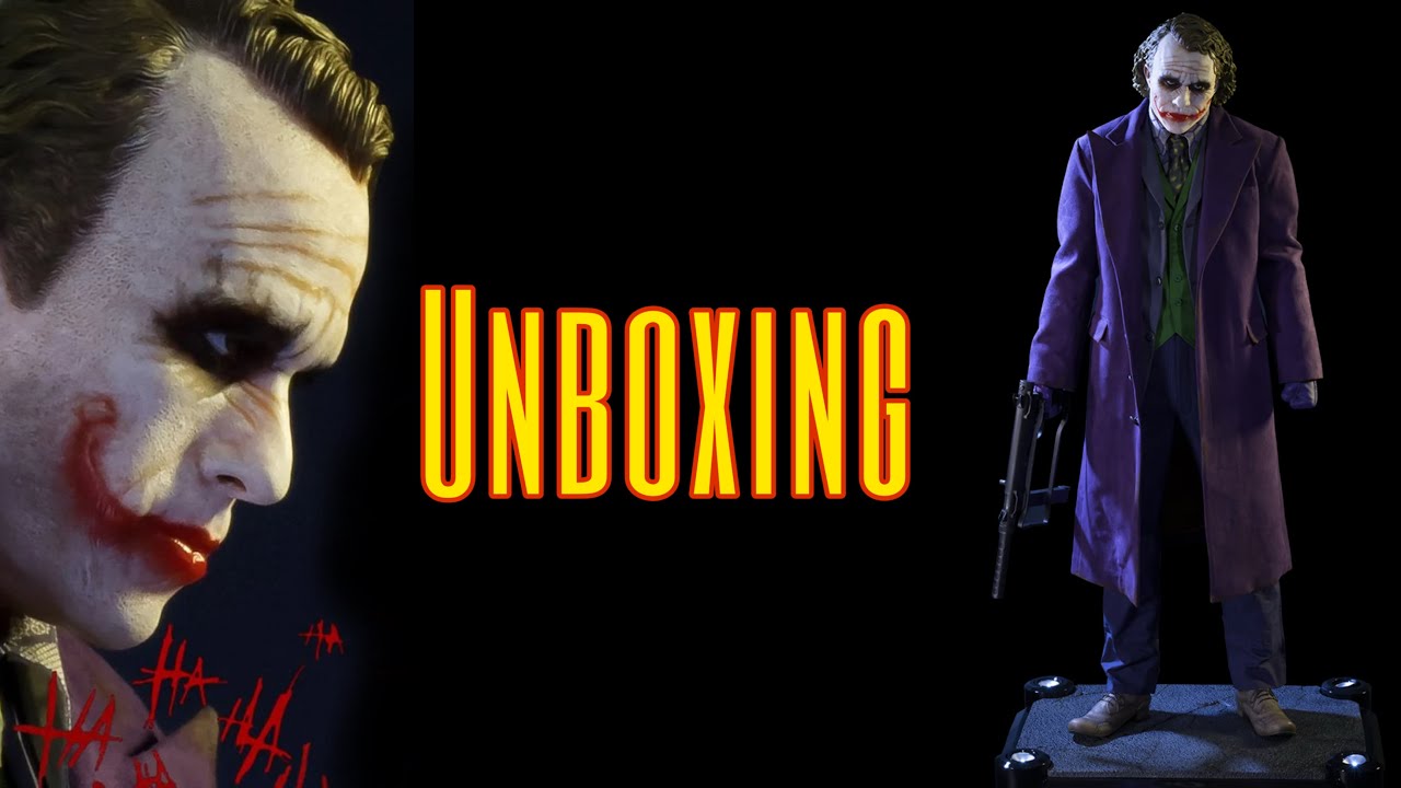 Unboxing 1/2 Heath Ledger Joker Dark Knight | Prime1