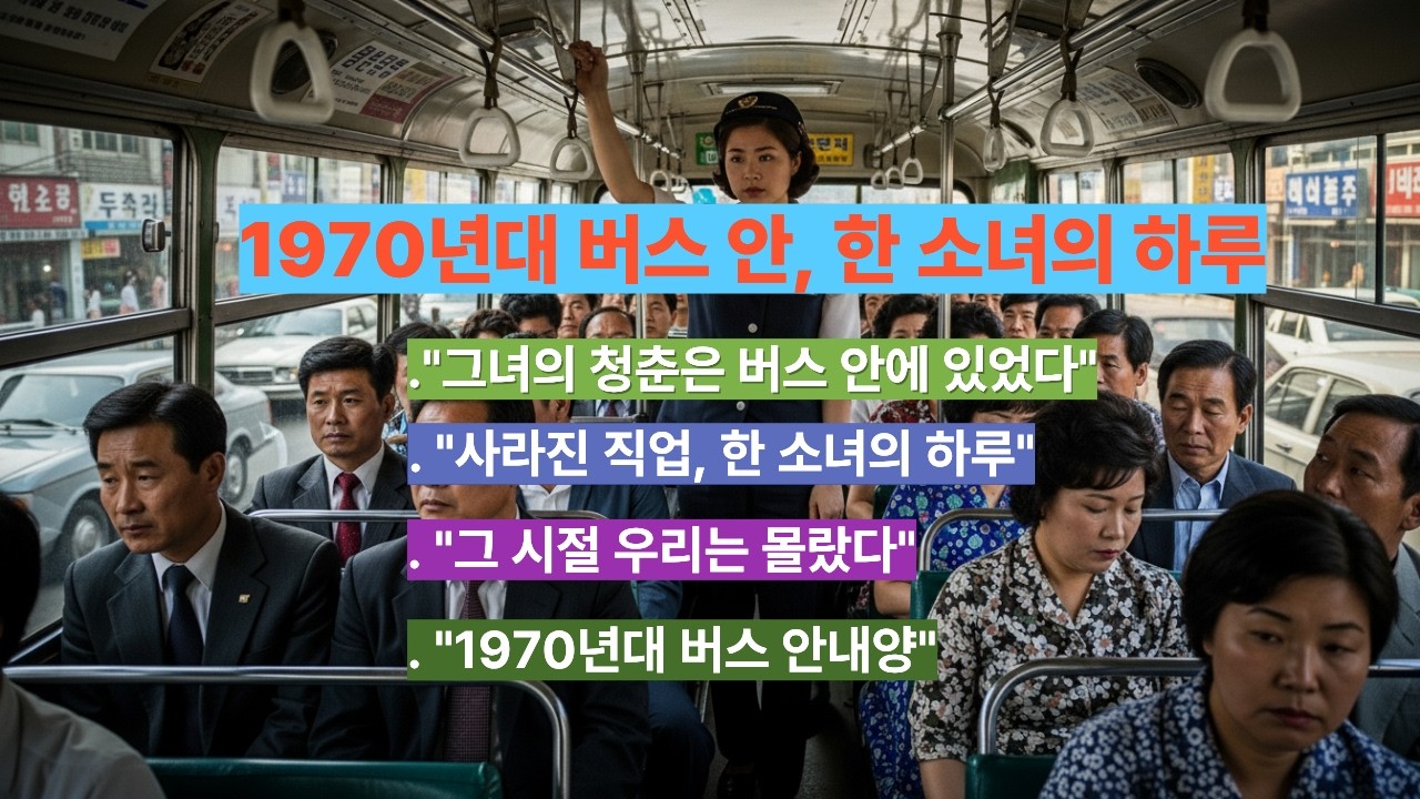 1970년대 버스 안 한 소녀의 하루