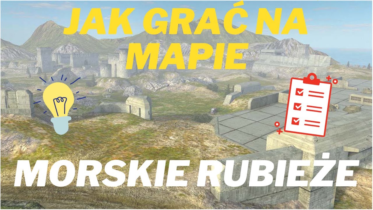 JAK GRAĆ NA MAPIE MORSKIE RUBIEŻE! | POZYCJE STARTOWE | PORADNIK WOT BLITZ
