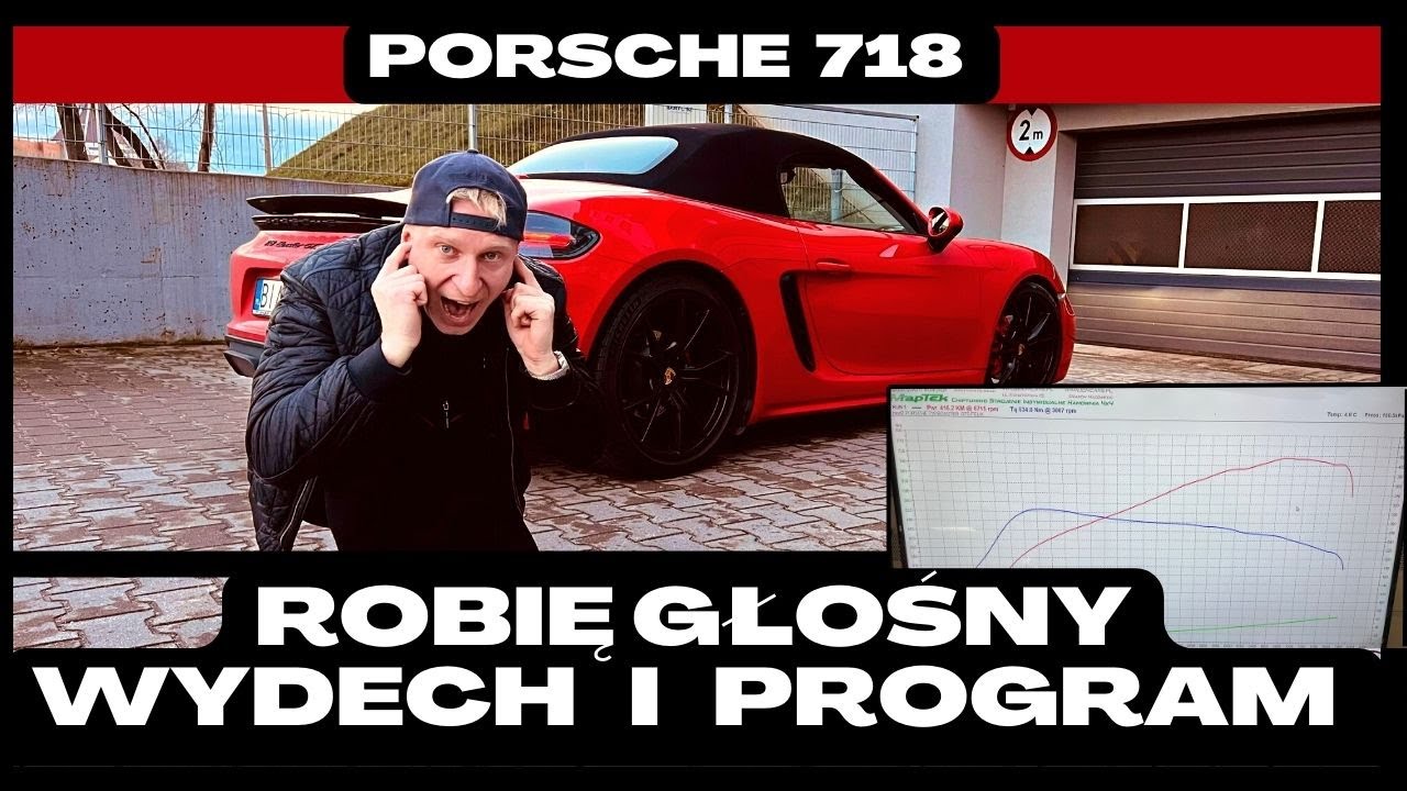 PORSCHE BOXSTER 718GTS (2.5 ) The Best Exhaust SOUND +  416 HP