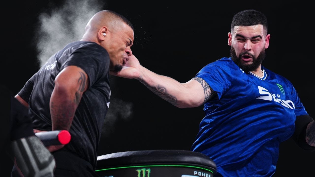 Undefeated Heavyweights Epic War 😡 | Wes Mena vs Aaron Turner | Power Slap 12 - Full Match