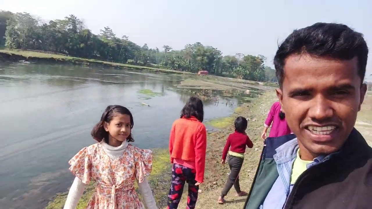 শালীদের নিয়ে নদীর পাড়ে ঘুরতে আসলাম###