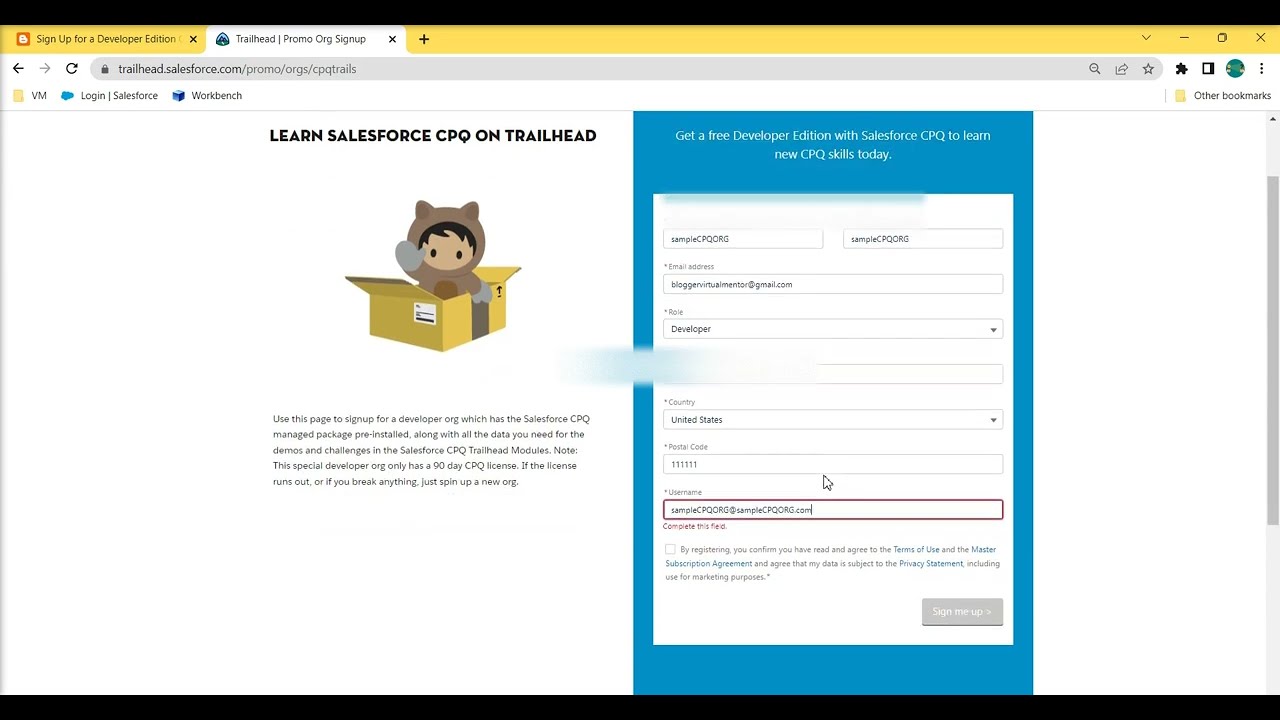 Sign Up for a Developer Edition Org with Salesforce CPQ #inSalesforce