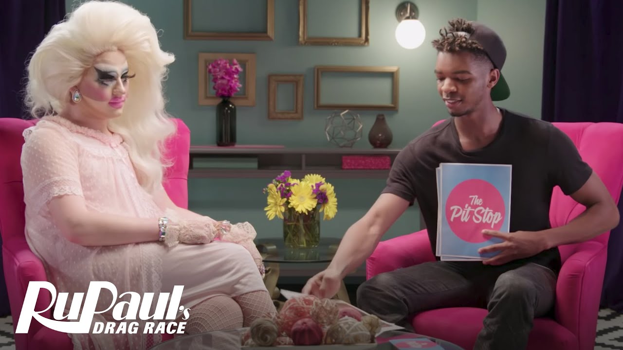 The Pit Stop S8 E2 | Kingsley & Trixie Mattel | RuPaul's Drag Race