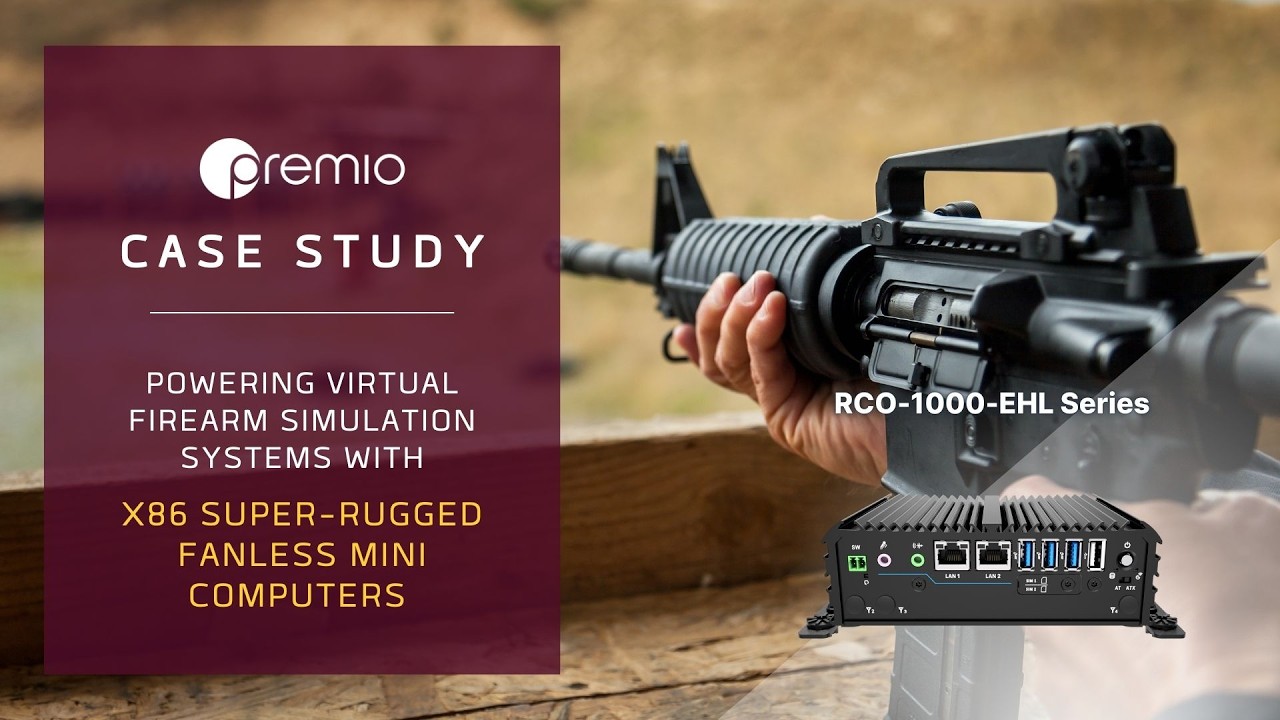 Powering Virtual Firearm Simulation Systems with x86 Super-Rugged Fanless Mini Computers