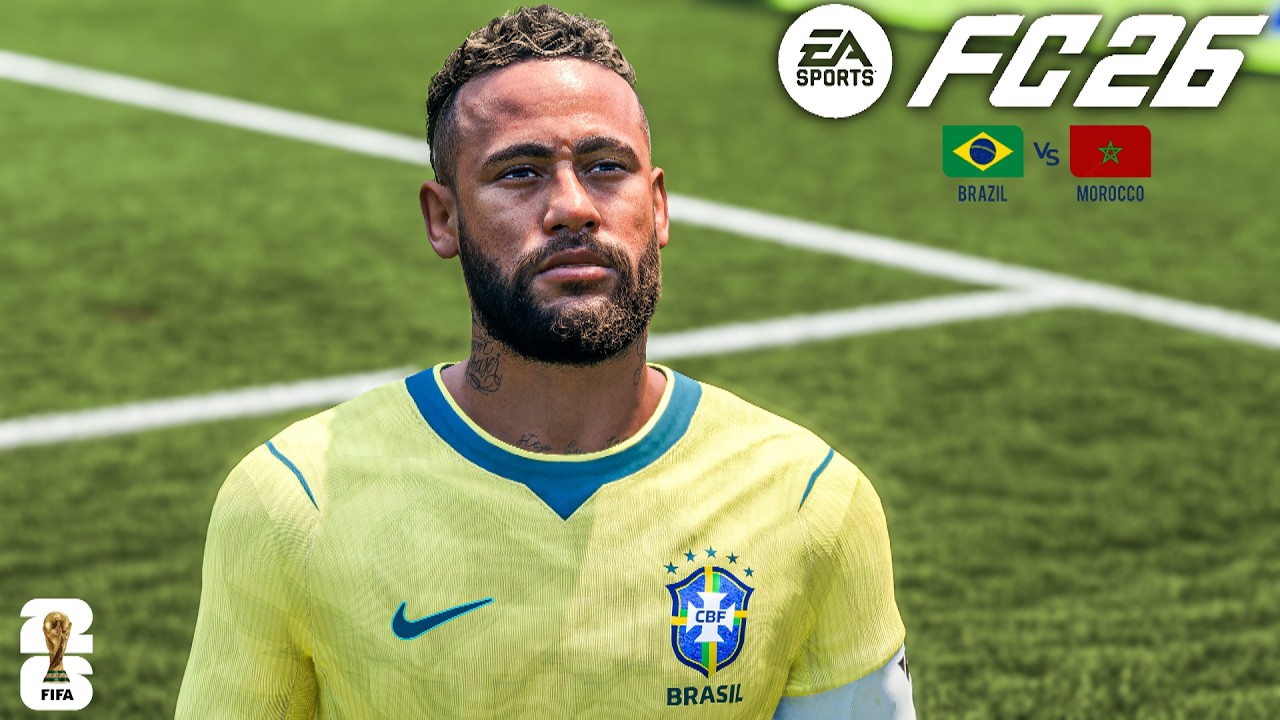 EA FC 26 - Brasil vs Marrocos | Copa do Mundo FIFA 2026 [PS5 Pro] 4K HDR
