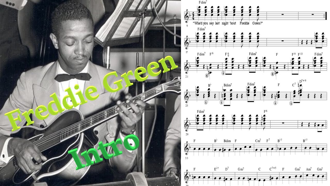 (Rare) Freddie Green INTRO on Cute - Count Basie Orchestra