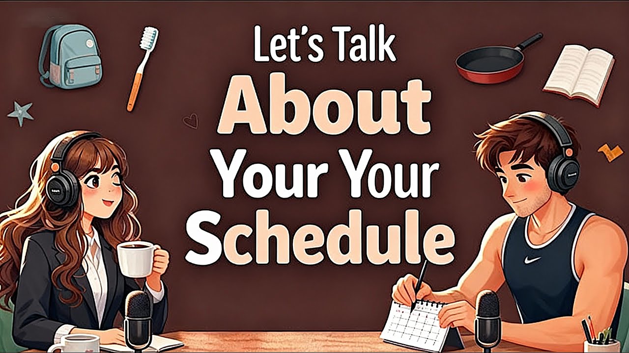 Talk About Your Schedule in English | Listen & Learn English Conversation | Daily Life English
