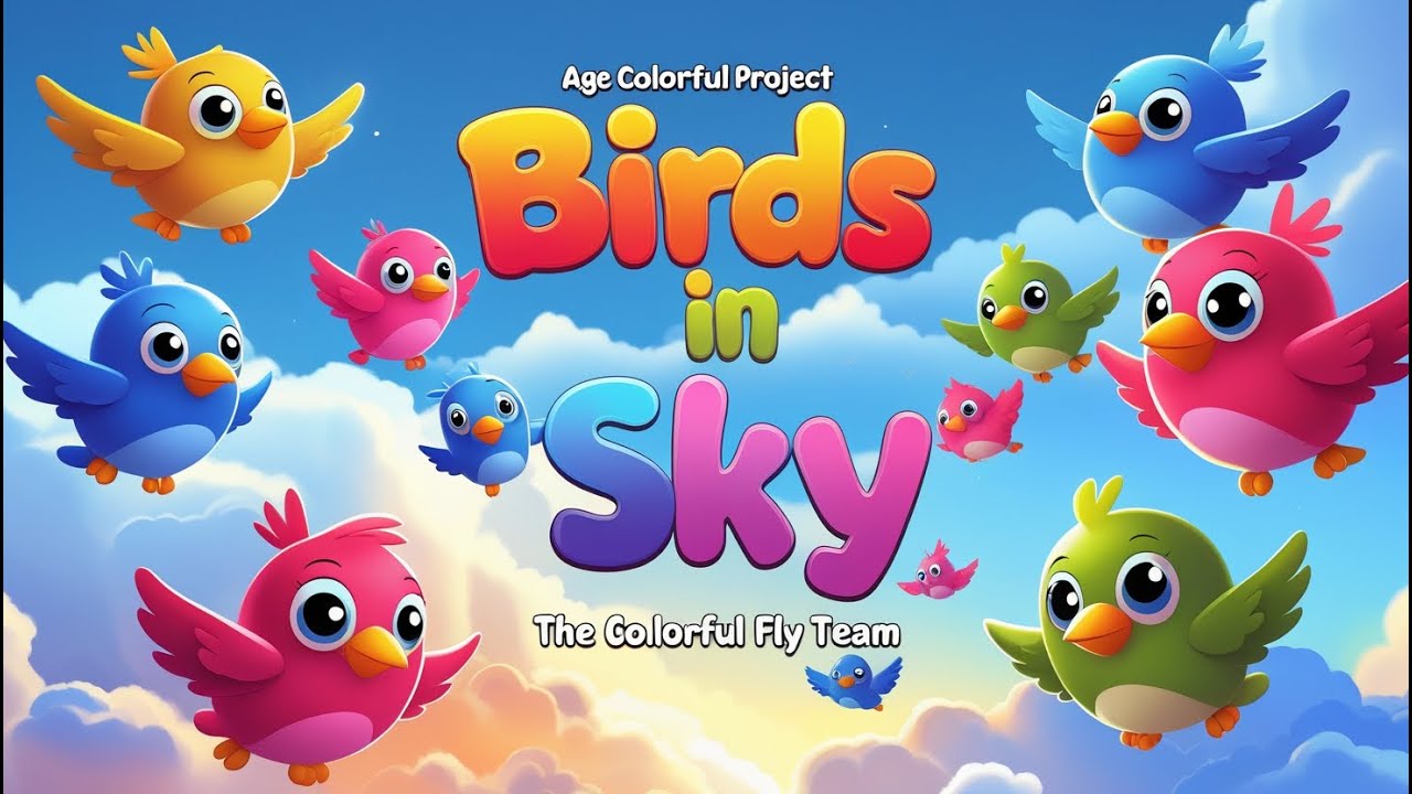 🎵 Fly High with the Birds! A Magical Nursery Rhyme Adventure for Kids! 🐦✨