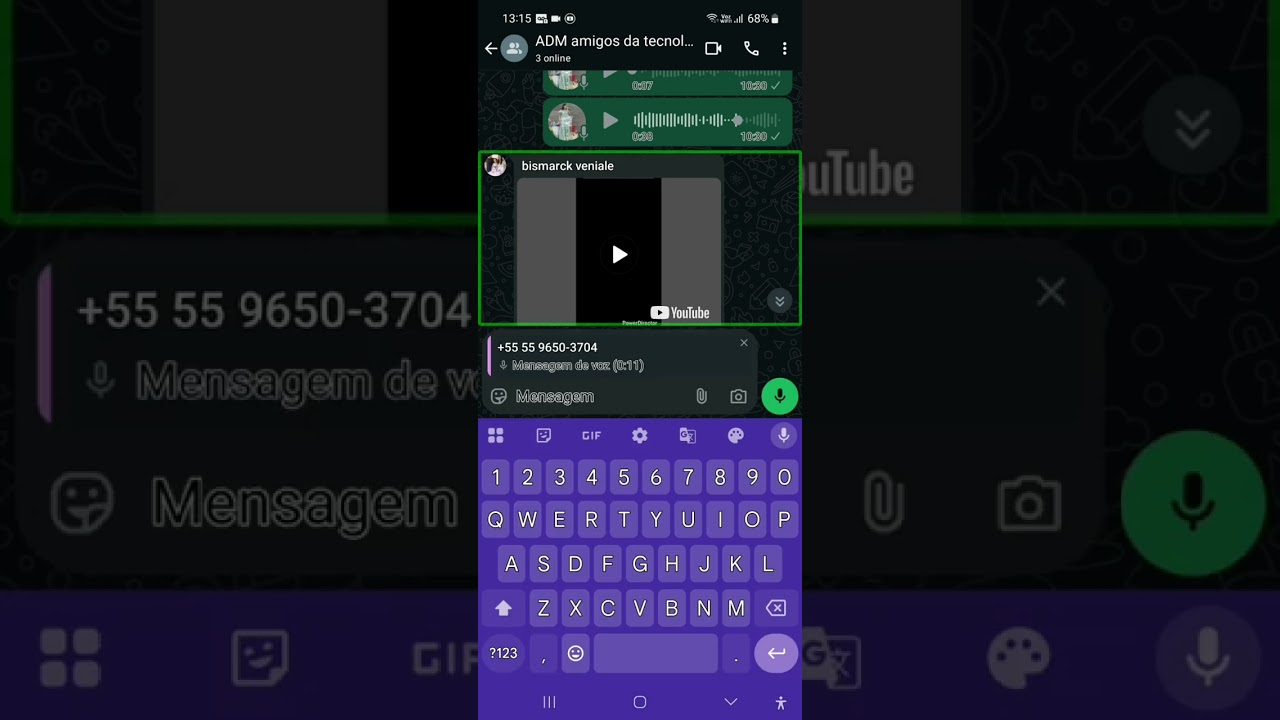 Usando O ações! Do Jieshuo Para Responder Mensagem No WhatsApp!