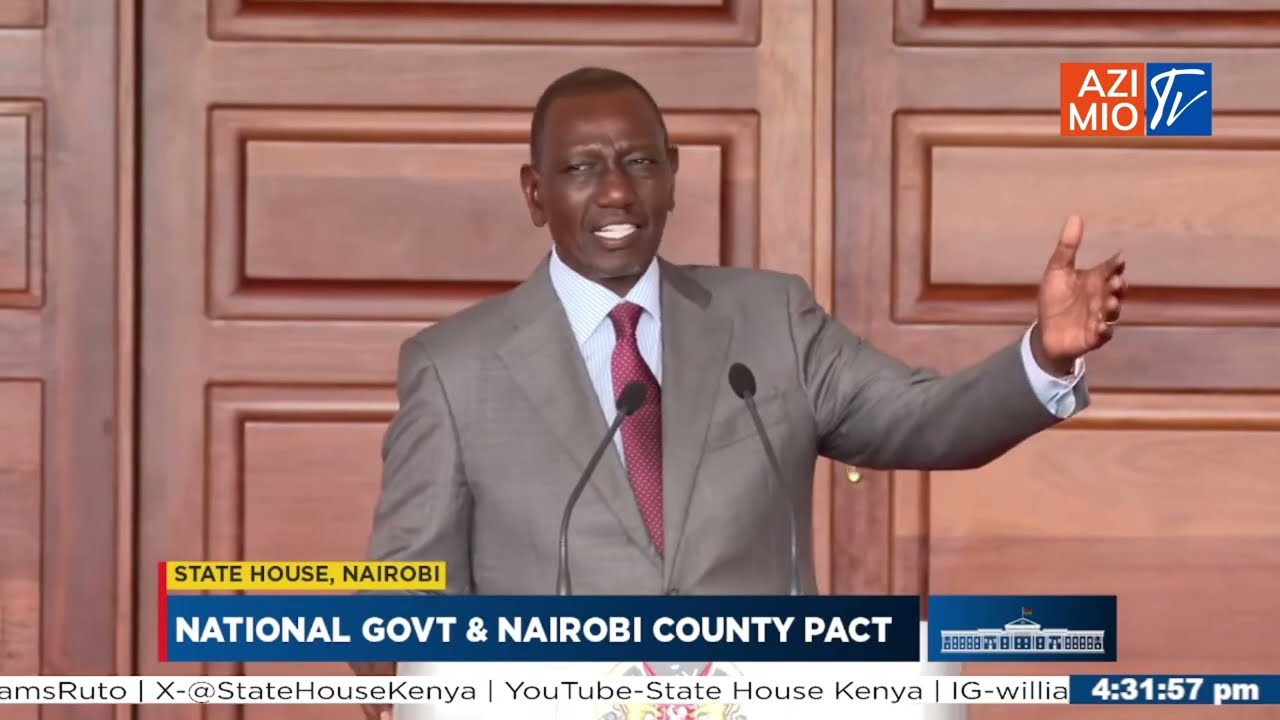 'We Can't Make Peace With Mediocrity' President Ruto Delivers COMPELLING Speech After Sakaja Deal
