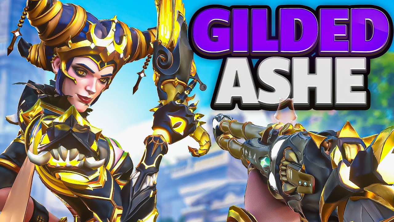 THE NEW GILDED MYTHIC ASHE SKIN IS BROKEN!