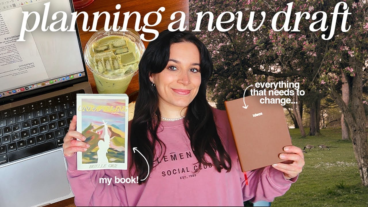 PLANNING A NEW DRAFT ✍🏼 the process of writing a book! *writing vlog*