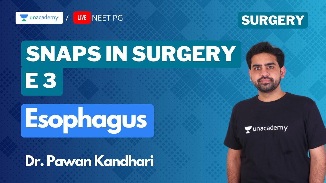 Snaps in Surgery : E3 : Esophagus | Dr. Pawan Kandhari
