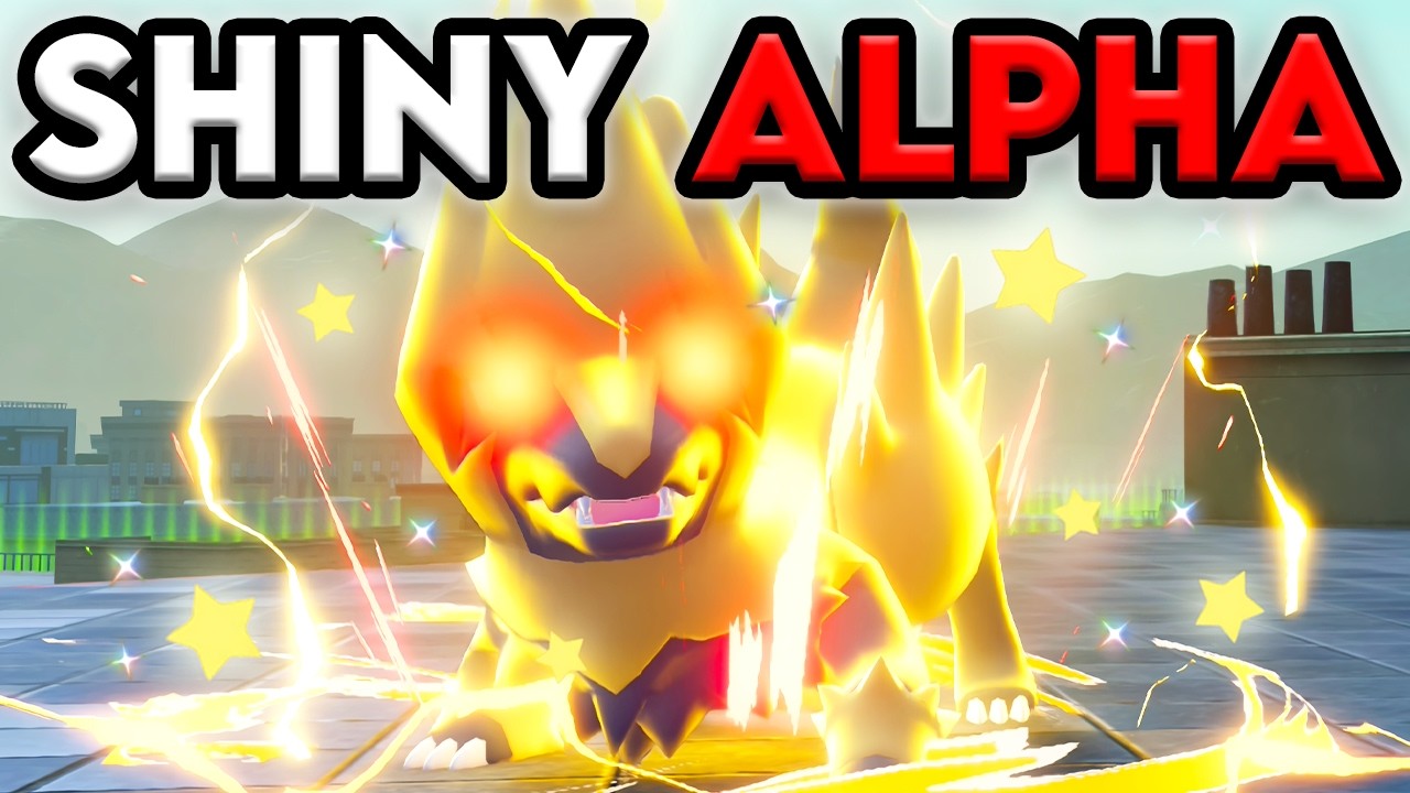 MY FIRST SHINY ALPHA POKEMON in Pokemon Legends: Z-A