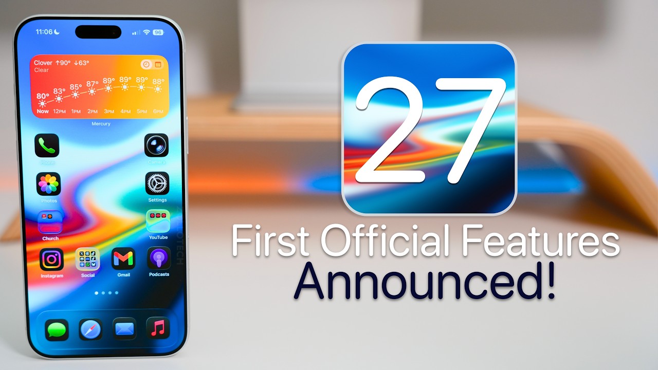 First Official iOS 27 Features Announced!