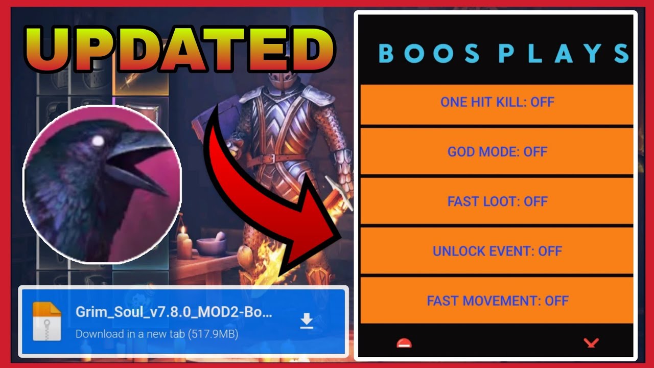 NEW Update Grim Soul Mod Menu v7.8.1 Latest On Android | Grim Soul Mod Apk 2025