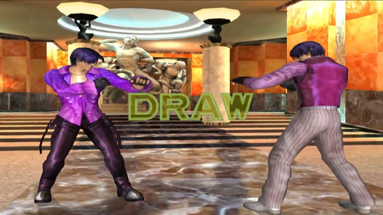 Tekken 4 Violet VS Violet (Statue)