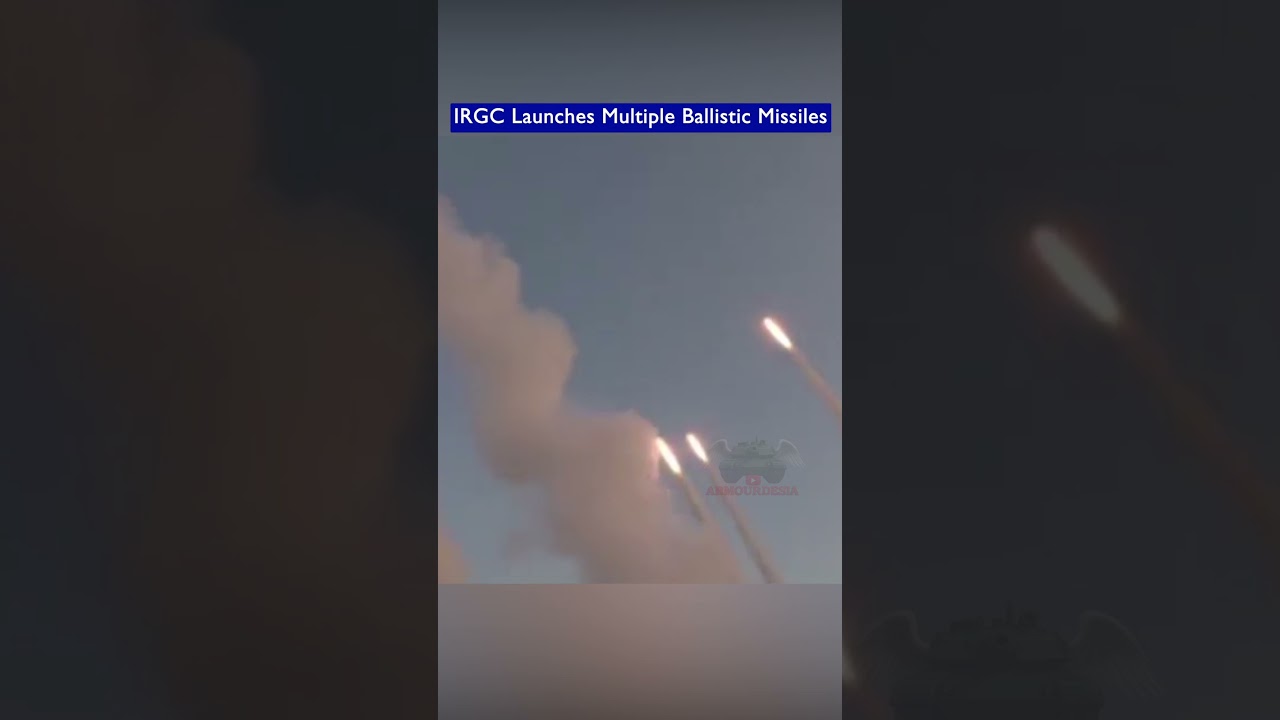 Iran Launches Multiple Ballistic Missiles in 28th Wave Attack!!