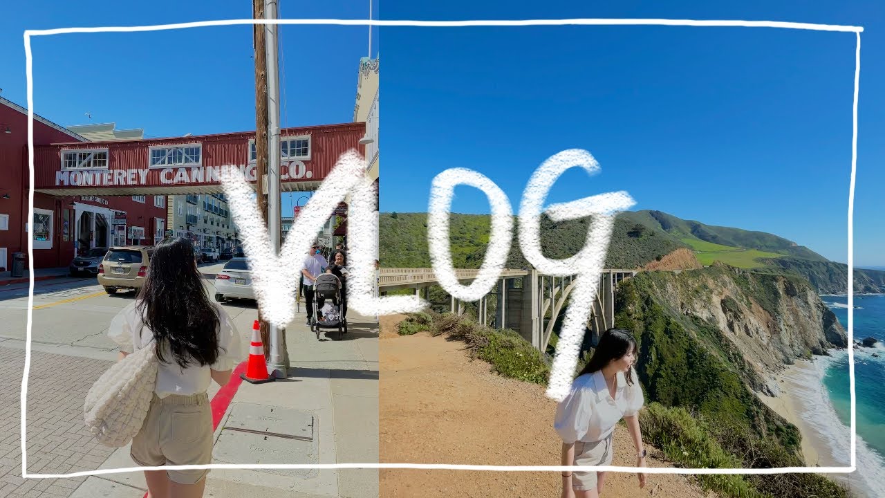 2023 VLOG | Stanford 쇼핑센터, 치폴레, 에르메스 일요일 영업안함 대충격 | 몬터레이 베이 아쿠아리움 | Big Sur, Carmel