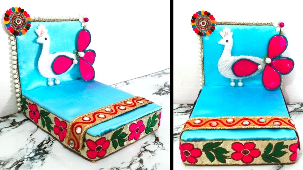 Bed Decoration ideas with Waste Sweet Box / Amazing Bed Making at Home / DIY Bed